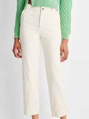 Future Collective x Reese Blutstein Yoke Seam High Rise Straight Denim Pant